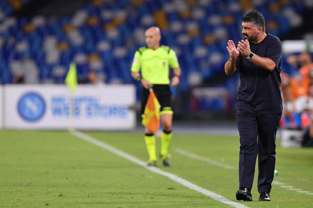 gattuso Napoli vs Roma - Serie A TIM 2019/2020