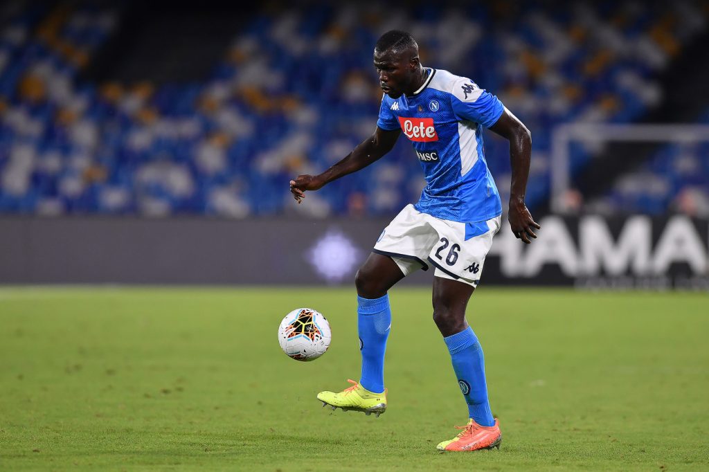 koulibaly Napoli vs Roma - Serie A TIM 2019/2020