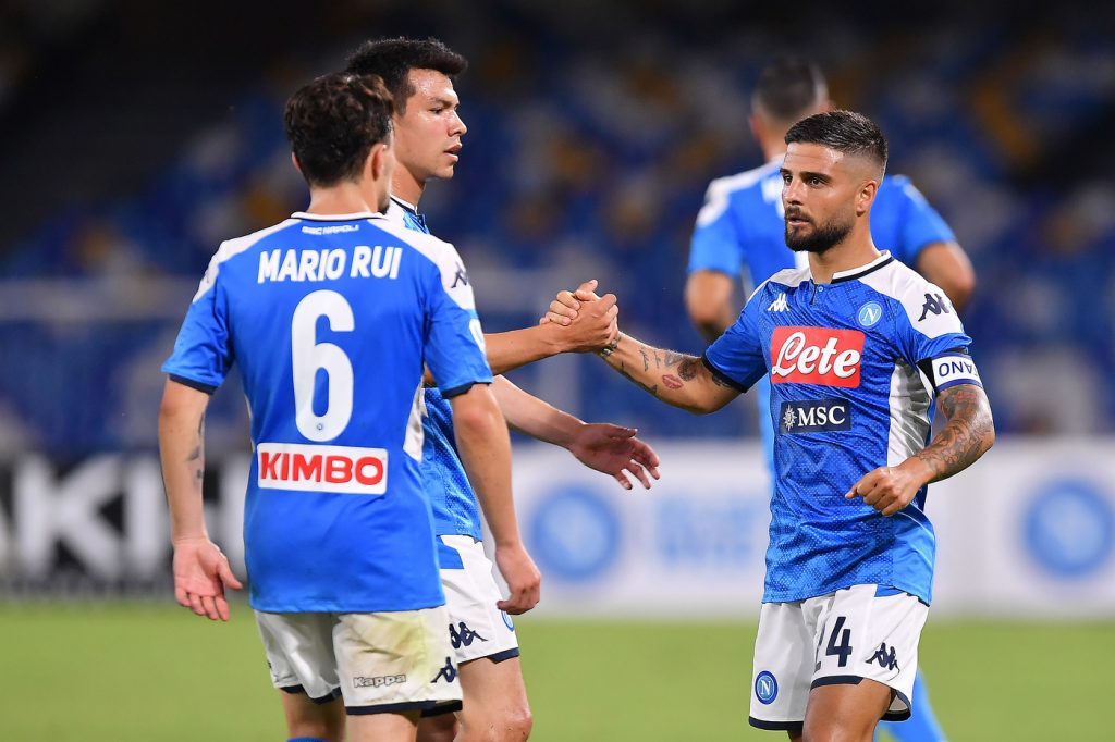 insigne mario rui Napoli vs Roma - Serie A TIM 2019/2020