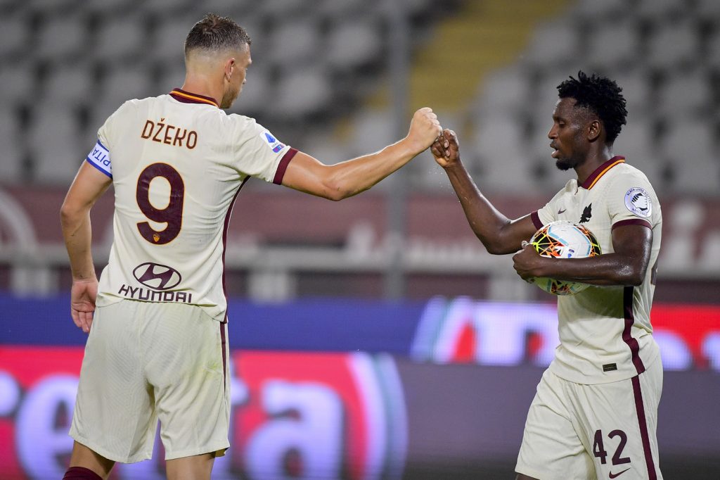 dzeko diawara Torino vs Roma - Serie A TIM 2019/2020