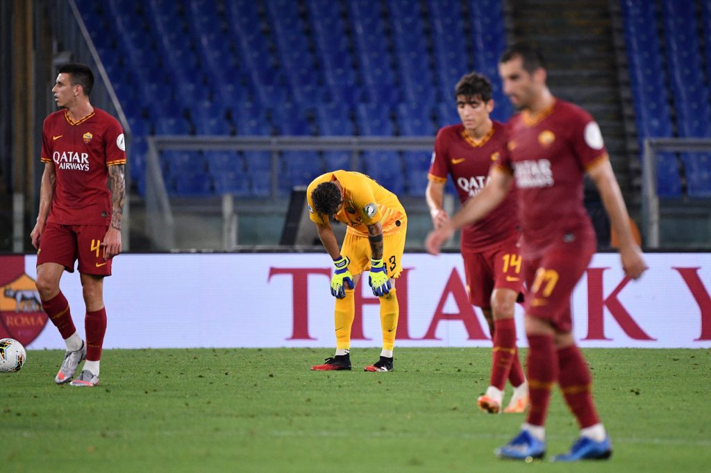 mkhitaryan mirante villar Roma vs Udinese - Serie A TIM 2019/2020