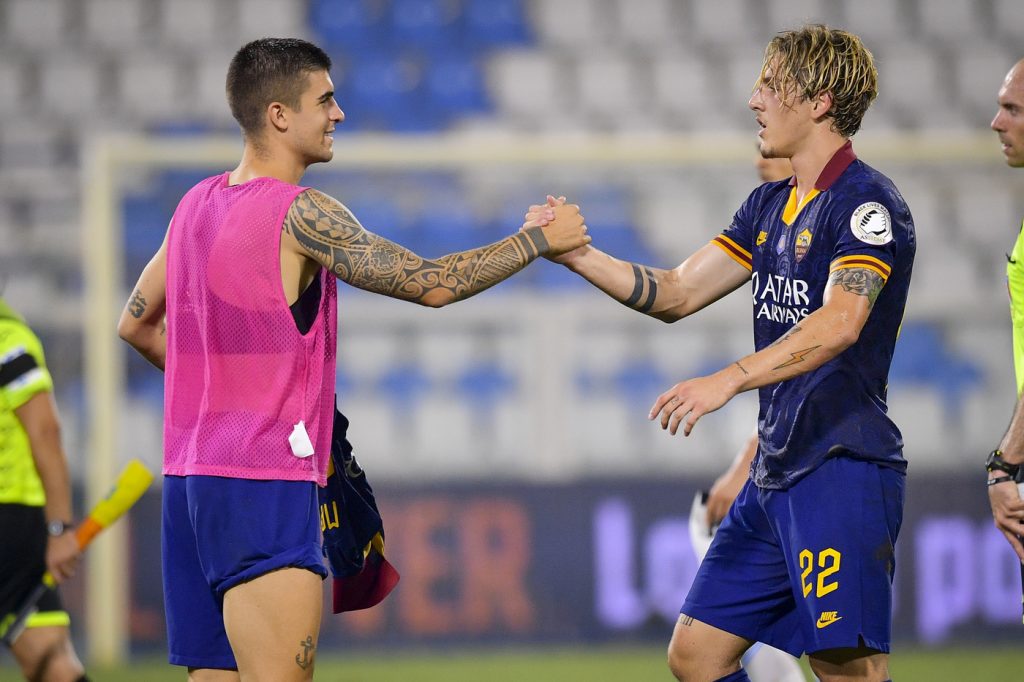 zaniolo mancini Spal vs Roma - Serie A TIM 2019/2020