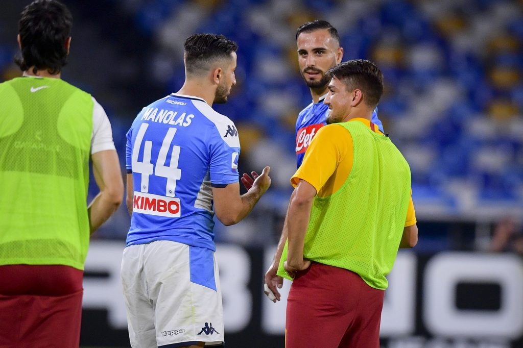 manolas under Napoli vs Roma - Serie A TIM 2019/2020