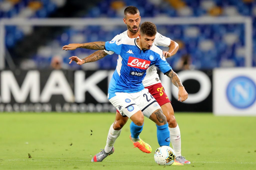 spinazzola di lorenzo SSC Napoli v AS Roma - Serie A