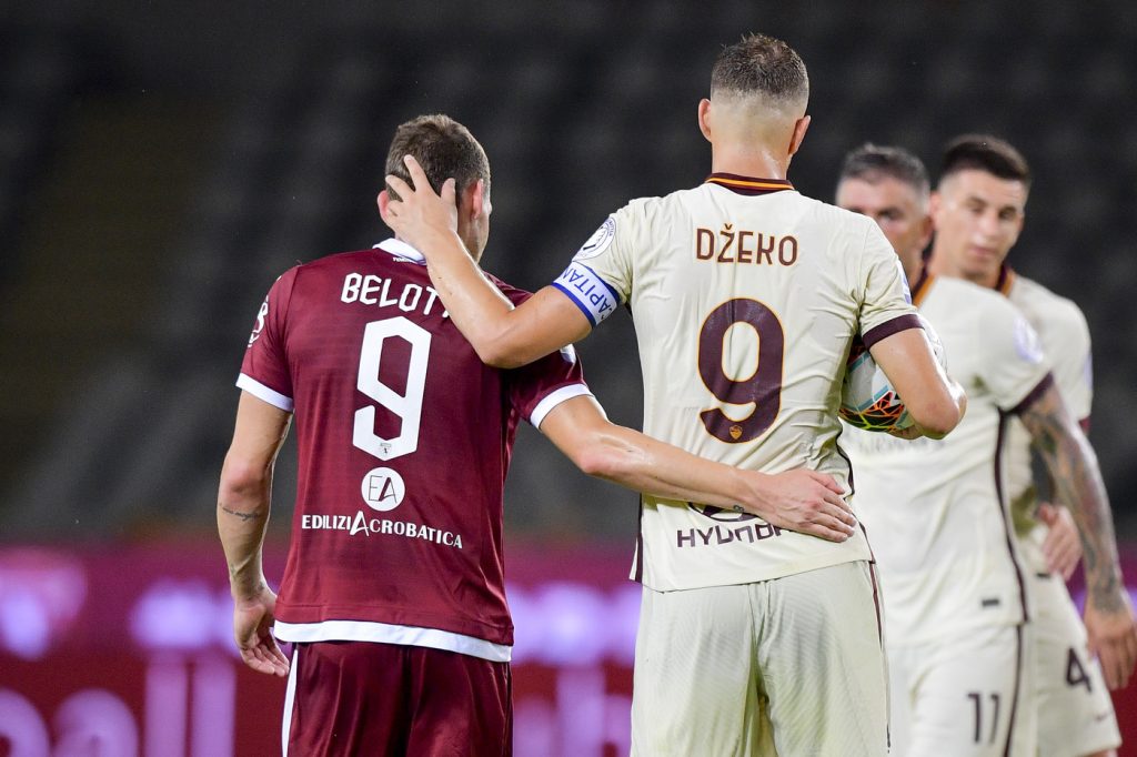 dzeko belotti Torino vs Roma - Serie A TIM 2019/2020
