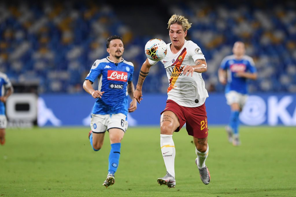 zaniolo SSC Napoli v AS Roma - Serie A