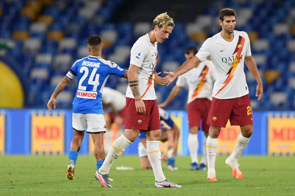 zaniolo SSC Napoli v AS Roma - Serie A