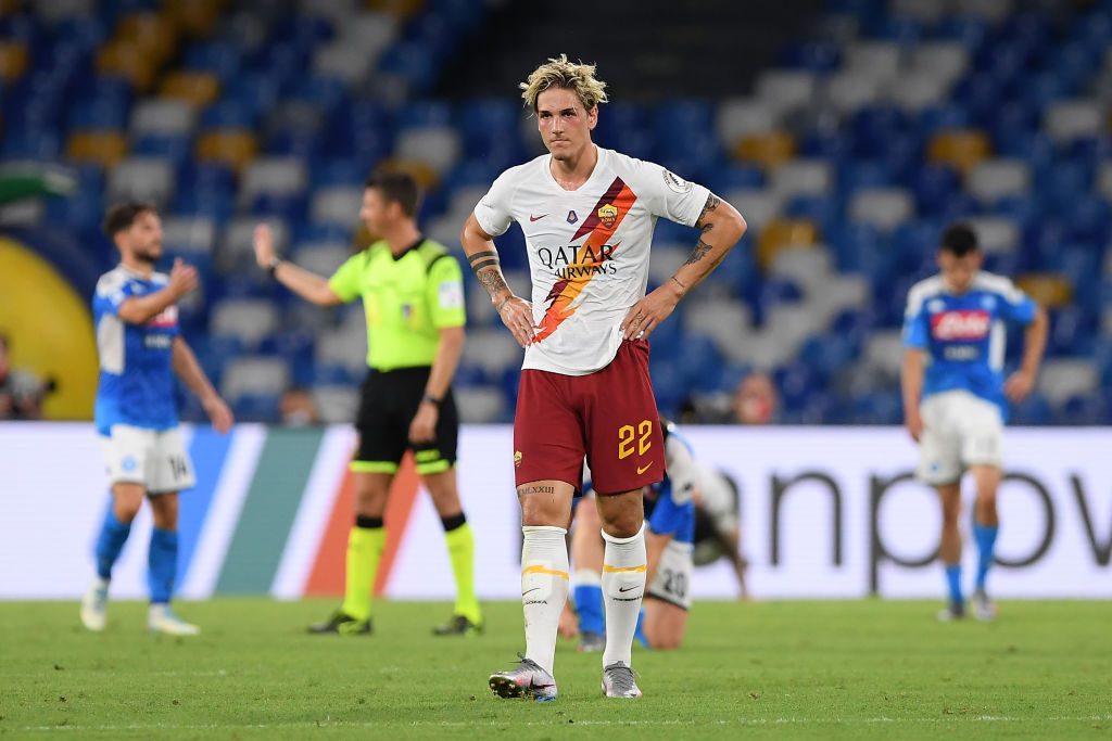 zaniolo SSC Napoli v AS Roma - Serie A