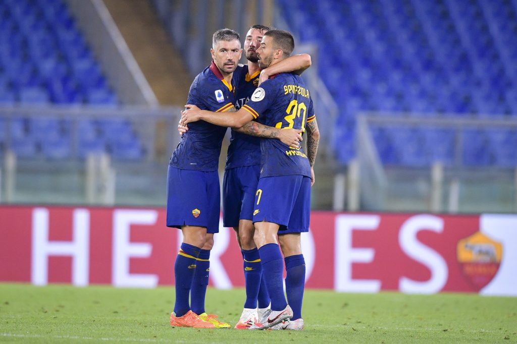 kolarov cristante spinazzola roma-verona-lp_11503837