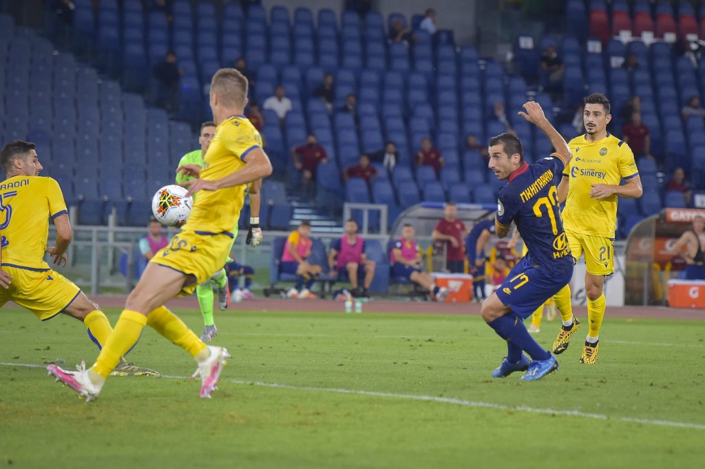 mkhitaryan Roma vs Hellas Verona - Serie A TIM 2019/2020