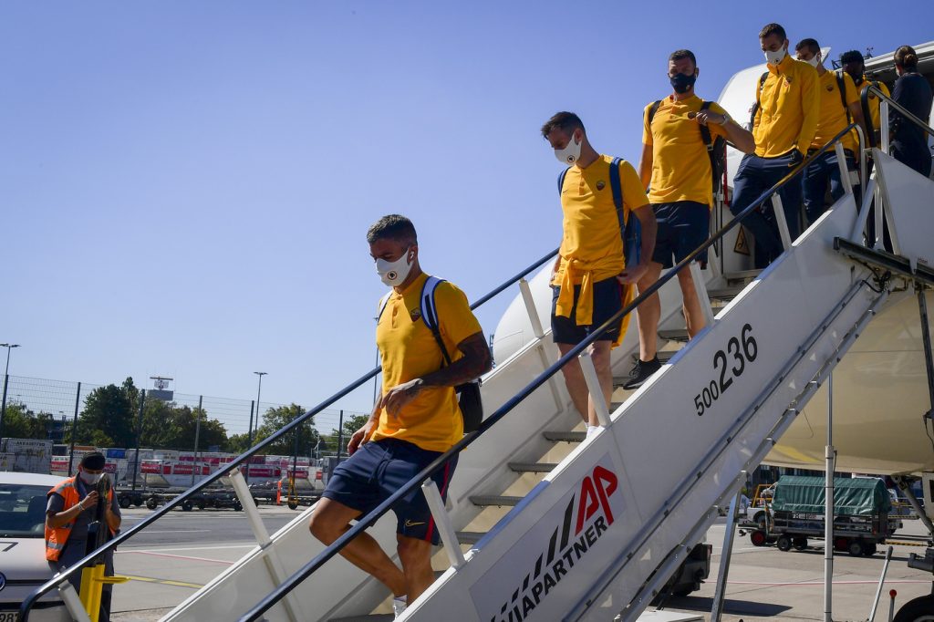 kolarov, kalinic, dzeko AS Roma, la squadra in viaggio per la trasferta di Europa League a Duisburg