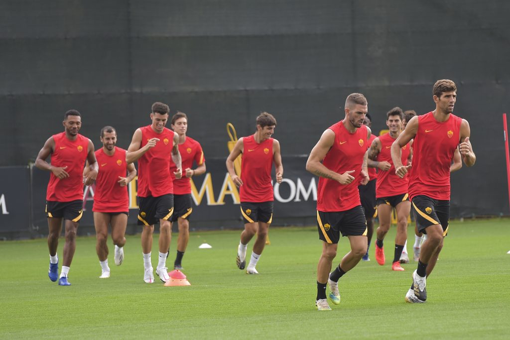 AS Roma, sessione di allenamento a Trigoria - Stagione 2020/2021