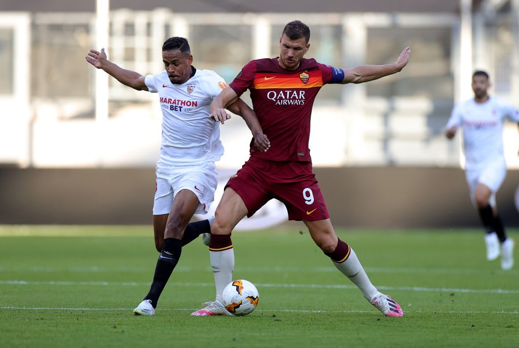dzeko fernando siviglia Sevilla FC v AS Roma - UEFA Europa League Round of 16