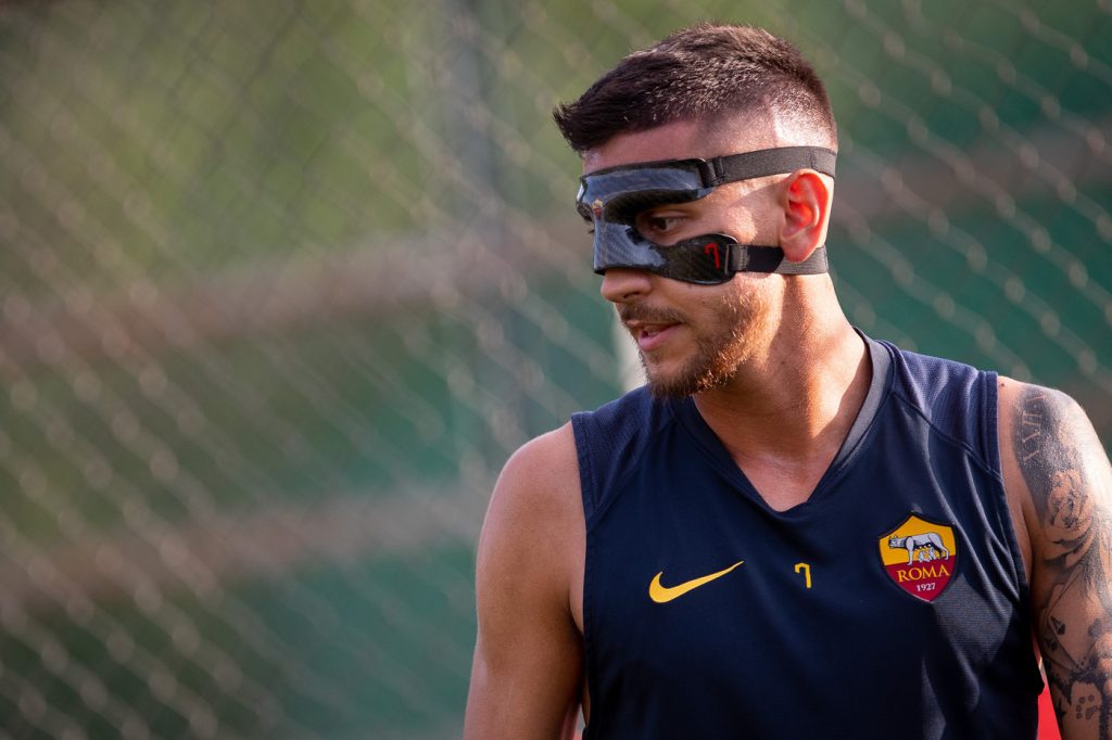 pellegrini AS Roma, sessione di allenamento a Trigoria