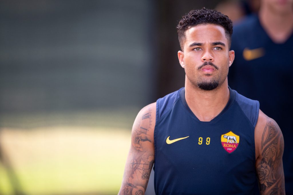 kluivert AS Roma, sessione di allenamento a Trigoria
