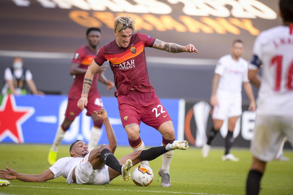 zaniolo fernando Siviglia vs Roma - Europa League 2019/2020 - Ottavi di Finale
