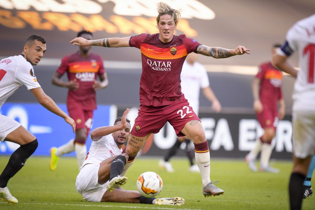 zaniolo fernando Siviglia vs Roma - Europa League 2019/2020 - Ottavi di Finale