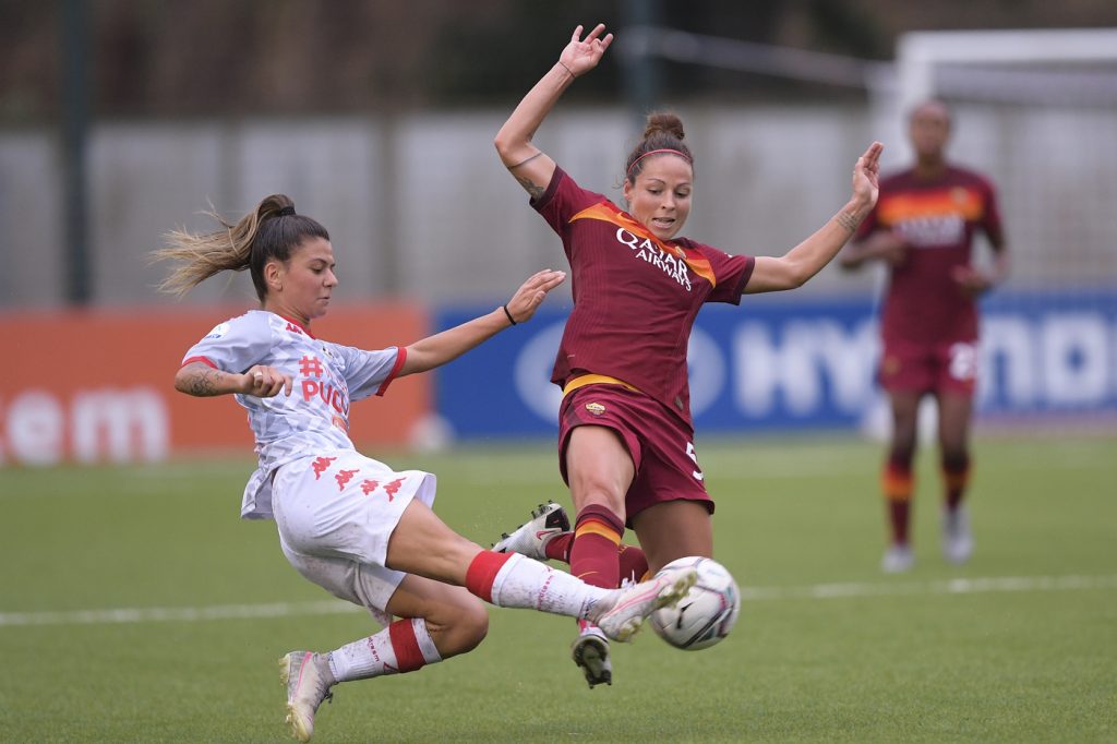 AS Roma vs Pink Bari - Campionato di Calcio serie A femminile
