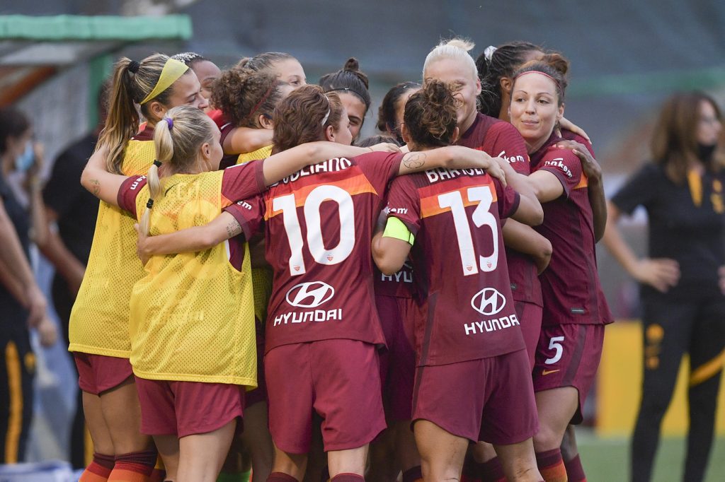 AS Roma vs Pink Bari - Campionato di Calcio serie A femminile