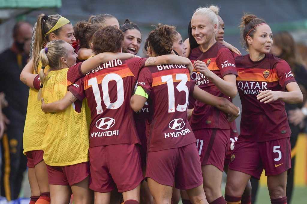 AS Roma vs Pink Bari - Campionato di Calcio serie A femminile
