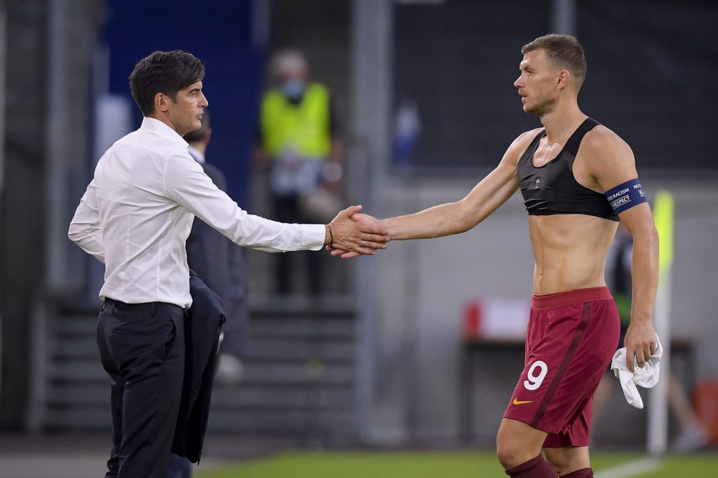 dzeko fonseca Siviglia vs Roma - Europa League 2019/2020 - Ottavi di Finale