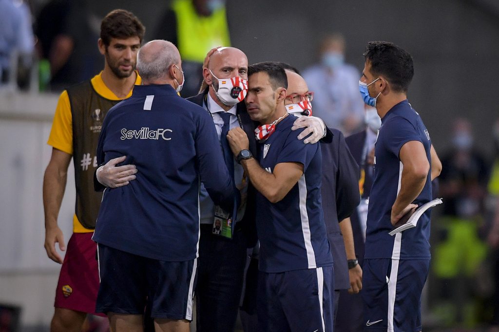 monchi Siviglia vs Roma - Europa League 2019/2020 - Ottavi di Finale