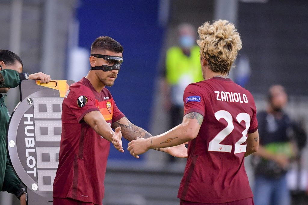 zaniolo pellegrini Siviglia vs Roma - Europa League 2019/2020 - Ottavi di Finale