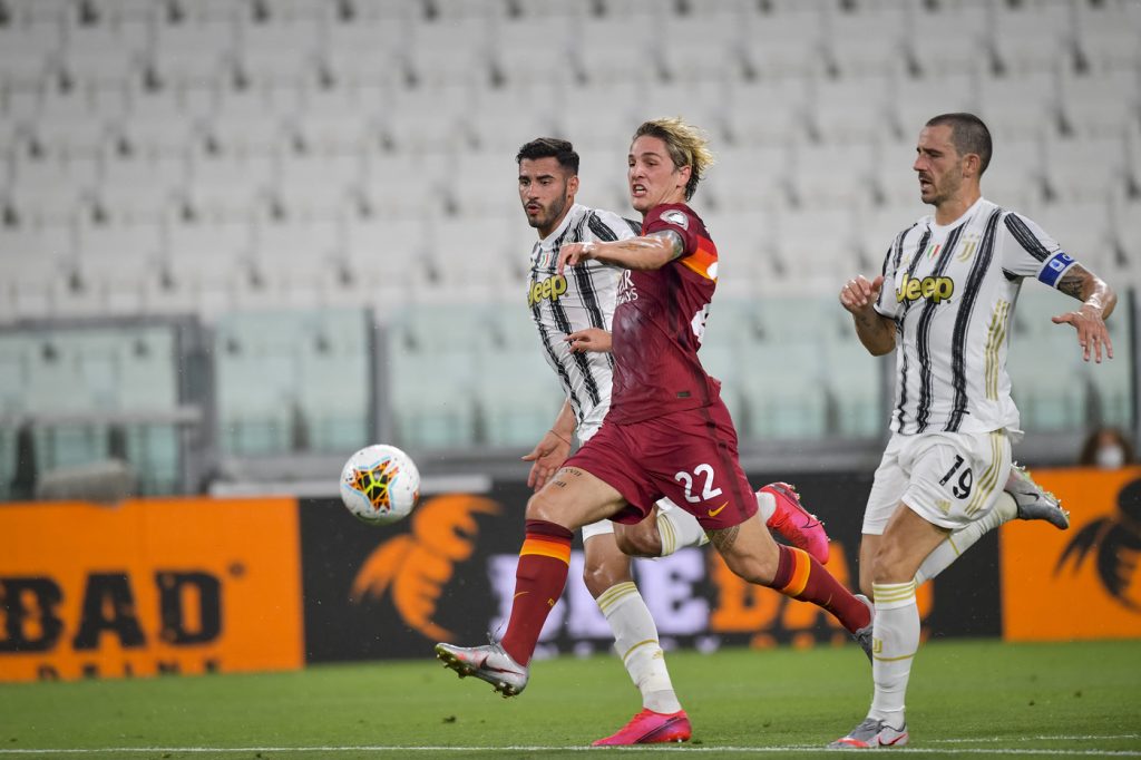 zaniolo bonucci Juventus vs Roma - Serie A TIM 2019/2020