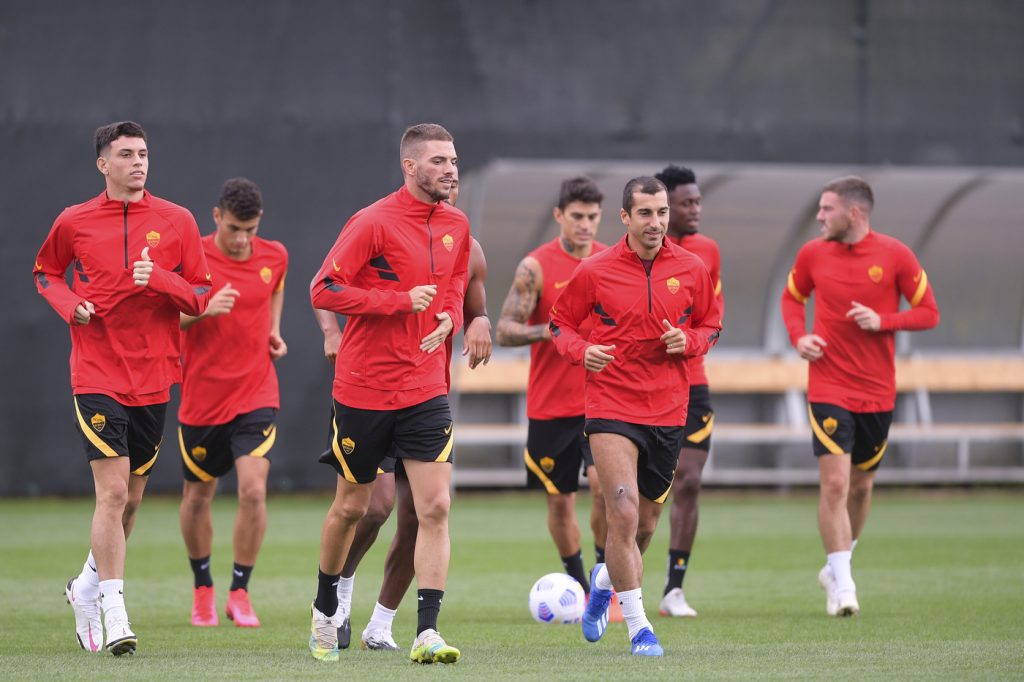 AS Roma, sessione di allenamento a Trigoria - Stagione 2020/2021