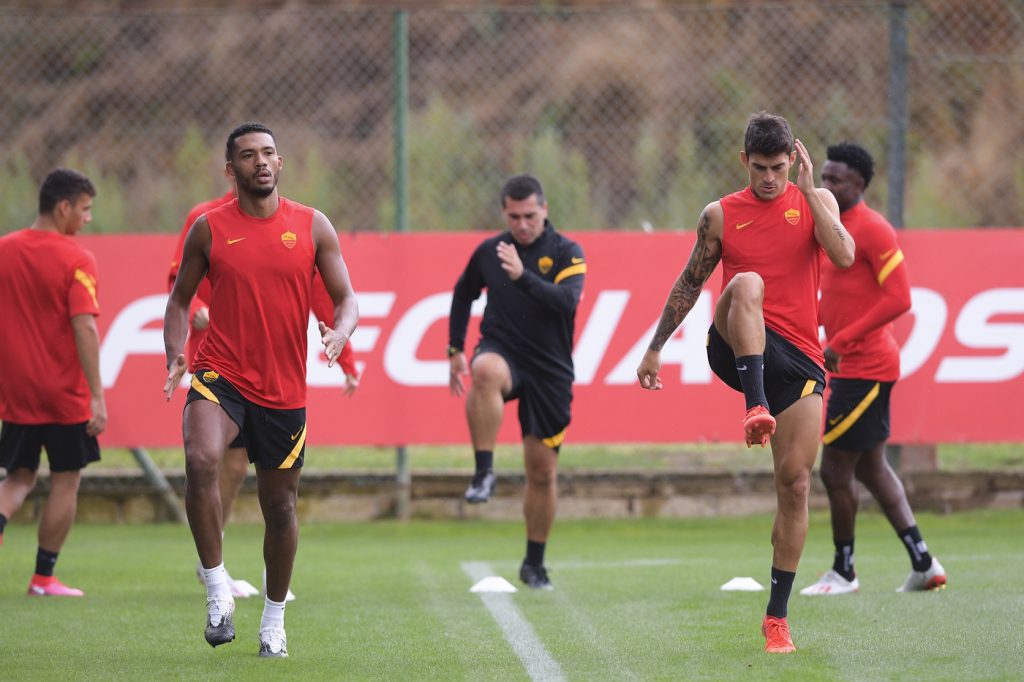 AS Roma, sessione di allenamento a Trigoria - Stagione 2020/2021