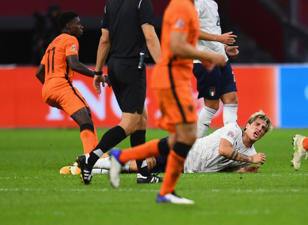 zaniolo Netherlands v Italy - UEFA Nations League