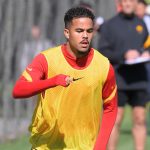 Kluivert AS Roma, sessione di allenamento a TrigoriaAS Roma, sessione di allenamento a Trigoria