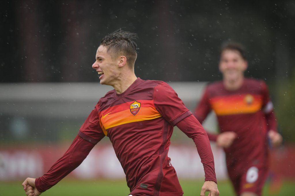 zalewski Roma vs Genoa - Campionato Primavera 1 2020/2021