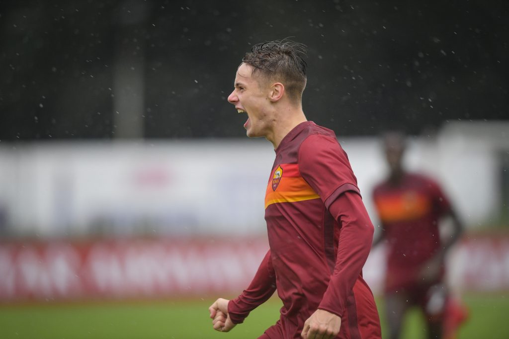 zalewski Roma vs Genoa - Campionato Primavera 1 2020/2021