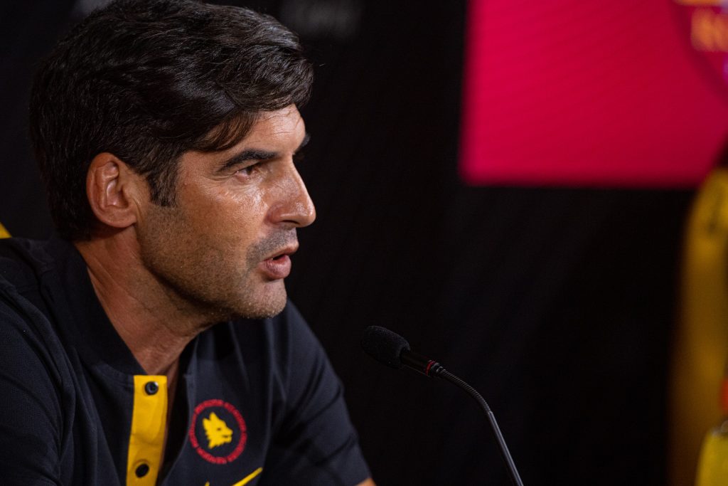 AS Roma, la conferenza stampa di Paulo Fonseca