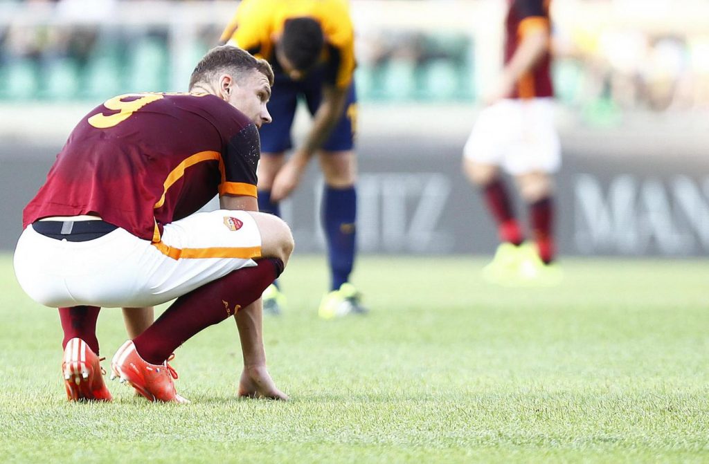 dzeko verona roma 2015