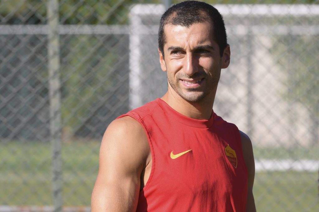 AS Roma Trigoria Mkhitaryan