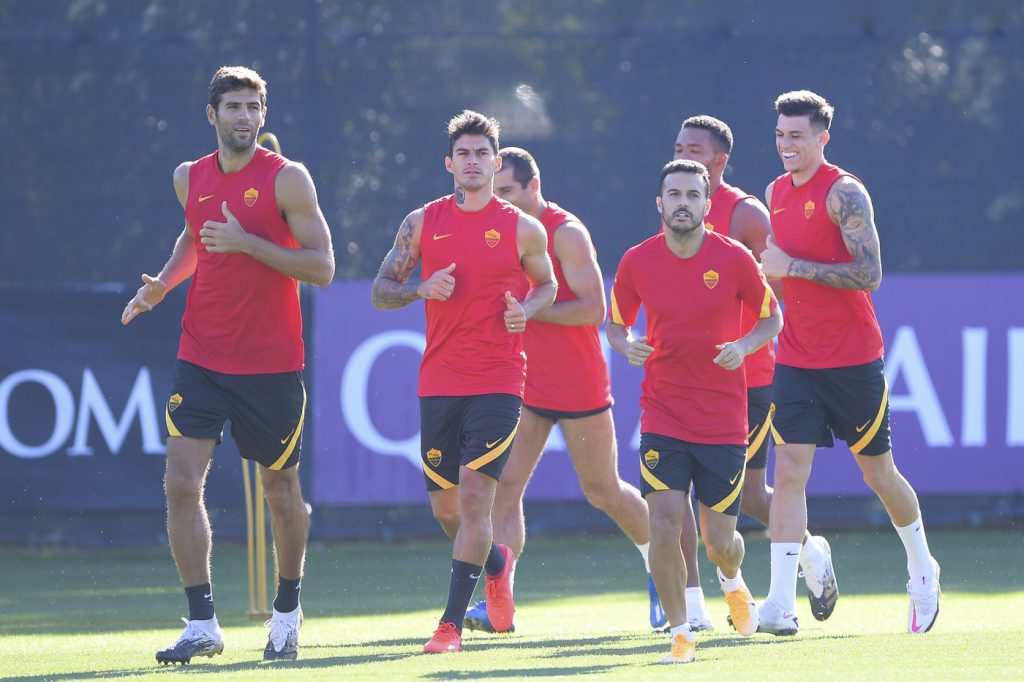 AS Roma, sessione di allenamento a Trigoria - Stagione 2020/2021AS Roma, sessione di allenamento a Trigoria - Stagione 2020/2021