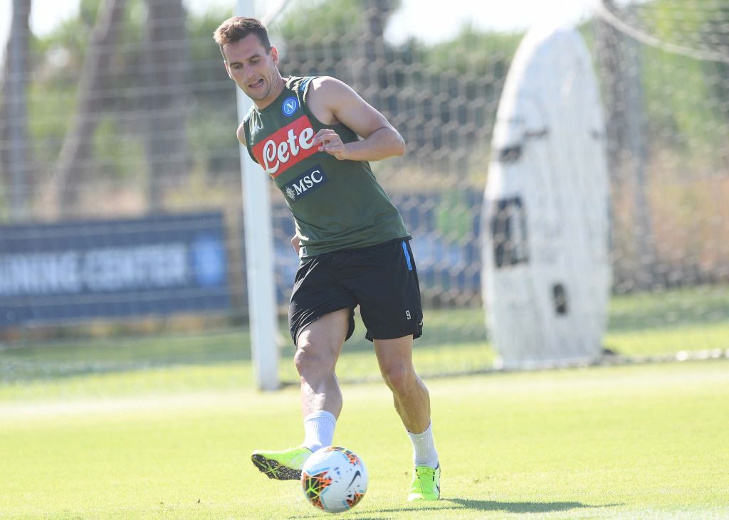 milik SSC Napoli Training Session