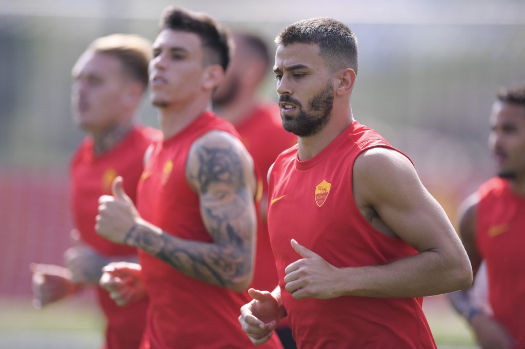 AS Roma, sessione di allenamento a Trigoria