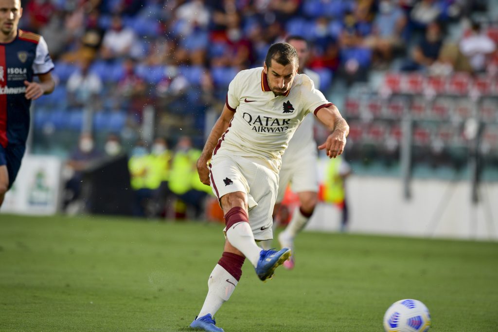 mkhitaryan Amichevole: Cagliari vs AS Roma