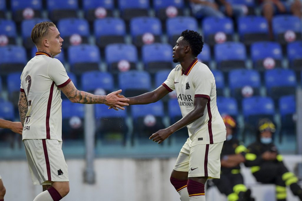 Amichevole: Cagliari vs AS Roma karsdorp diawara