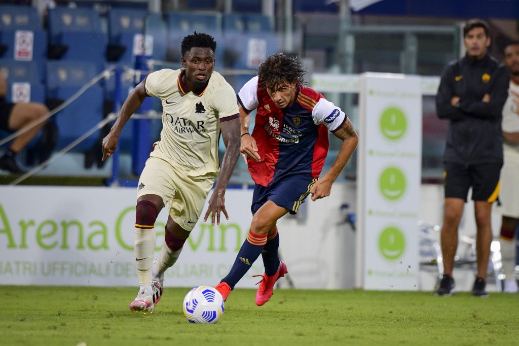 Amichevole: Cagliari vs AS Roma diawara