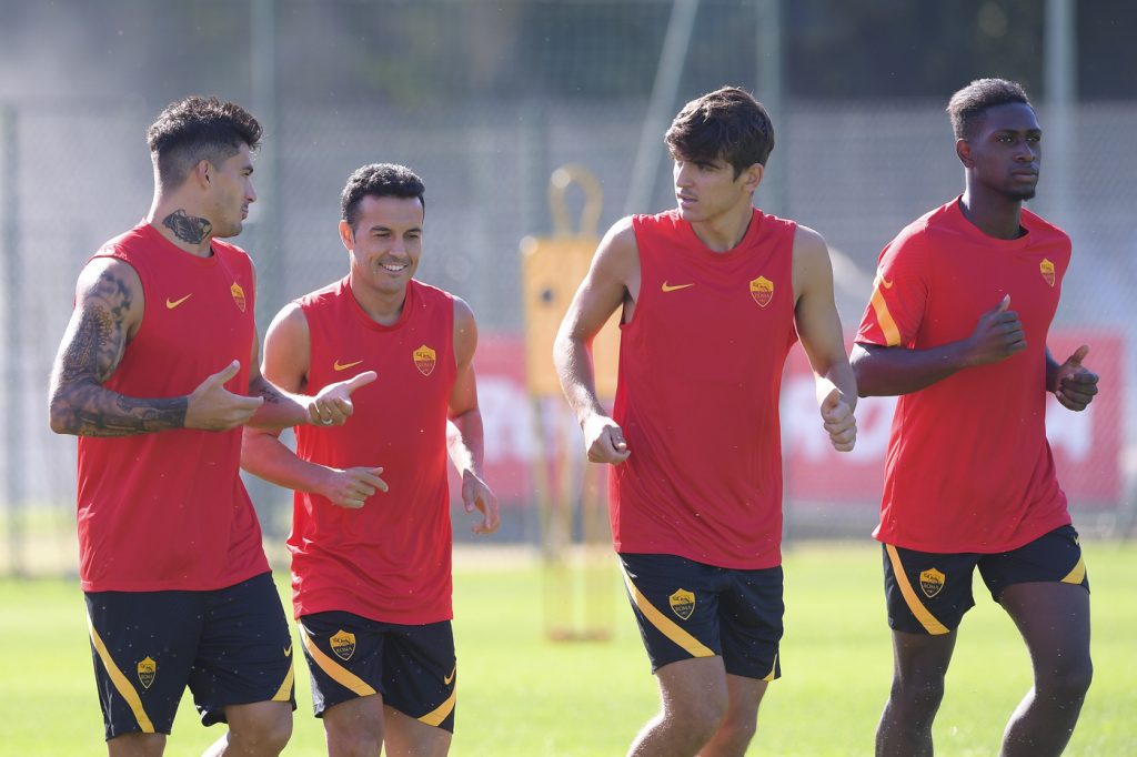 AS Roma, sessione di allenamento a Trigoria - Stagione 2020/2021AS Roma, sessione di allenamento a Trigoria - Stagione 2020/2021