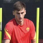 Kumbulla AS Roma, sessione di allenamento a TrigoriaAS Roma, sessione di allenamento a Trigoria