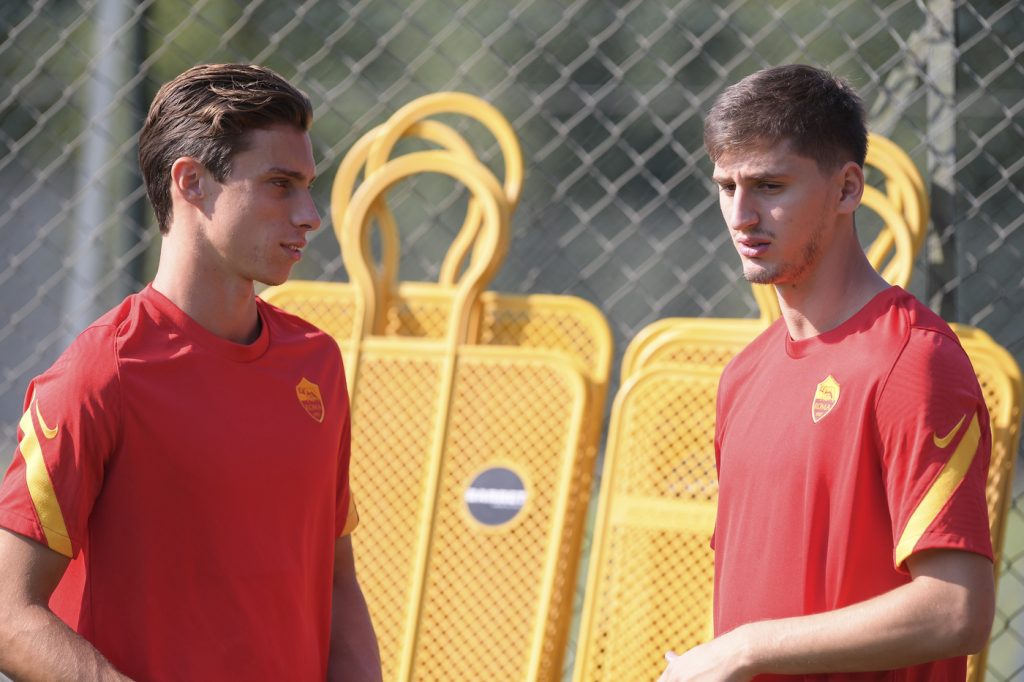 AS Roma, sessione di allenamento a TrigoriaAS Roma, sessione di allenamento a Trigoria