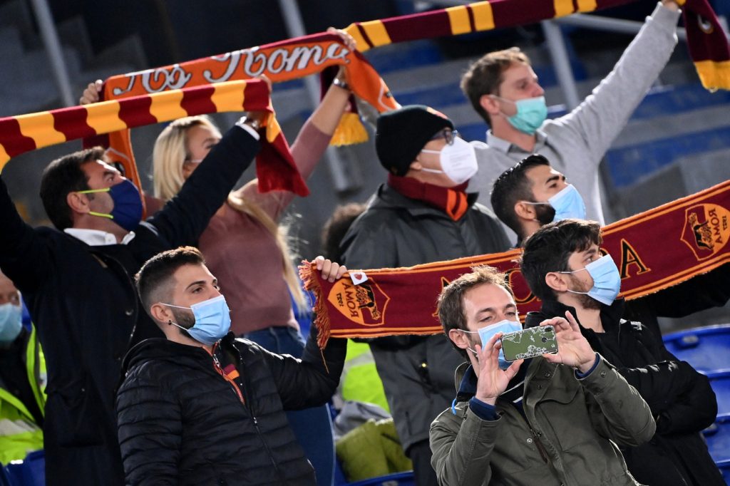 tifosi Roma vs Juventus - Serie A TIM 2020/2021