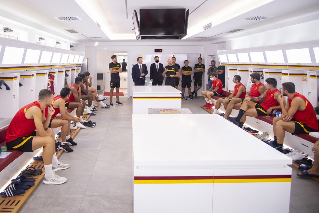 AS Roma, Dan e Ryan Friedkin incontrano mister Fonseca e la squadra a Trigoria