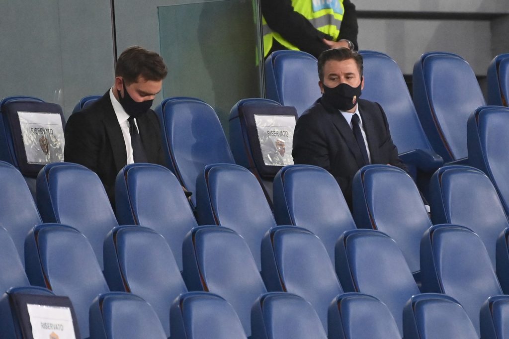 dan ryan friedkin Roma vs Juventus - Serie A TIM 2020/2021