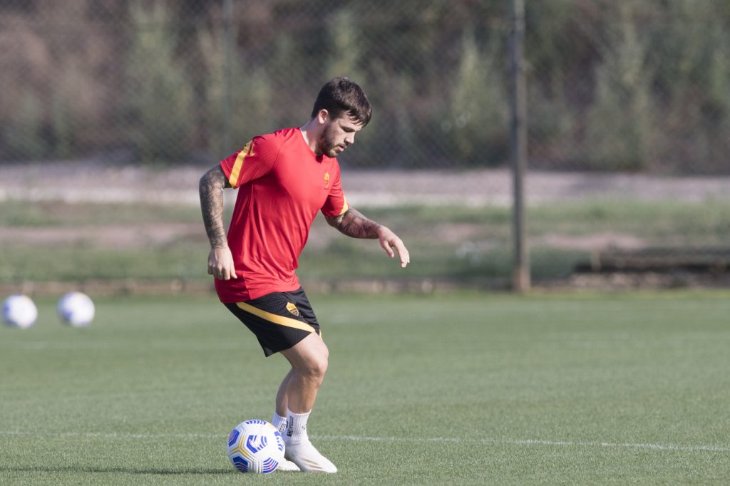 carles perez AS Roma, sessione di allenamento a TrigoriaAS Roma, sessione di allenamento a Trigoria